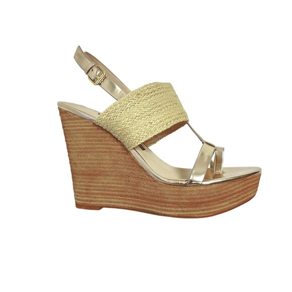 FRENCH CONNECTION DESIREE WEDGE SANDALS, SZ 9 | eBay FRENCH CONNECTION DESIREE SANDALS